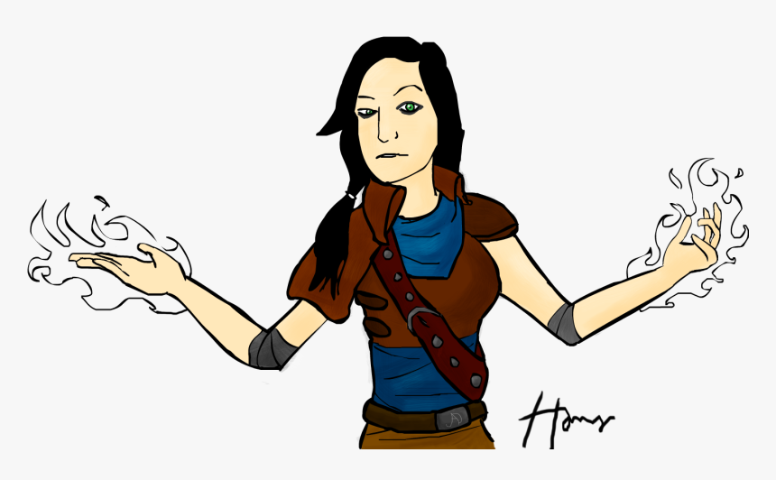 Steampuck Wizard Girl - Cartoon, HD Png Download