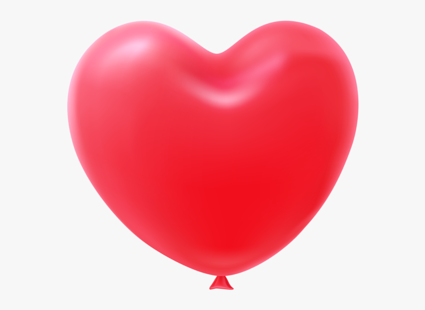 Heart Shaped Balloon Png, Transparent Png