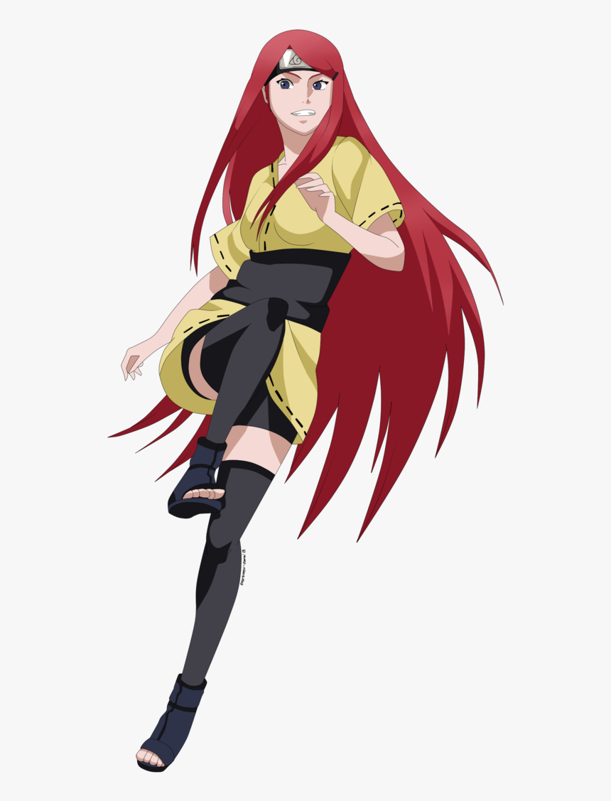 Kushina Uzumaki Fighting, HD Png Download