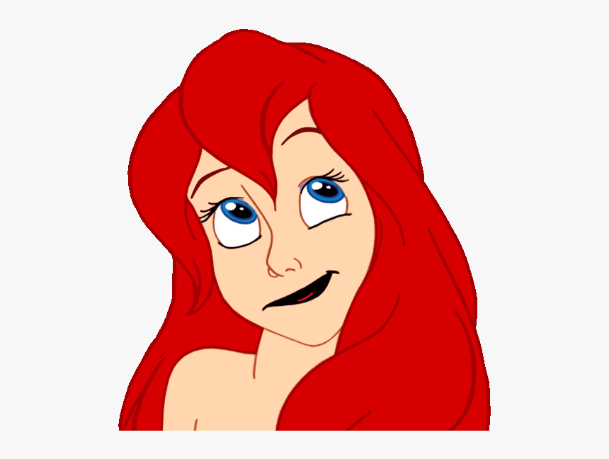 Animated Clipart Lip - Ariel Gif, HD Png Download