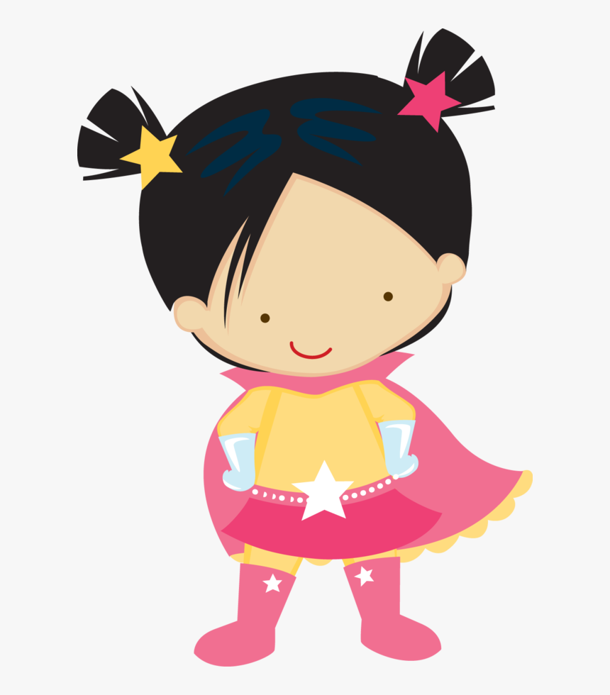 Dibujos Niñas Super Heroes, HD Png Download