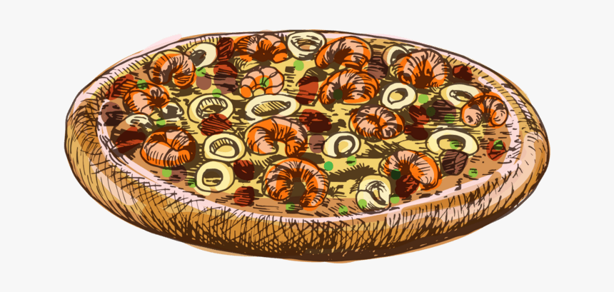 海鲜梭子蟹 - Seafood Pizza, HD Png Download