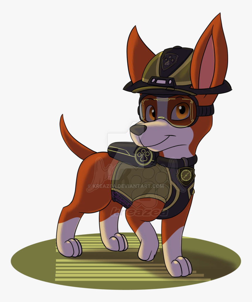 Paw Patrol Tracker Art, HD Png Download