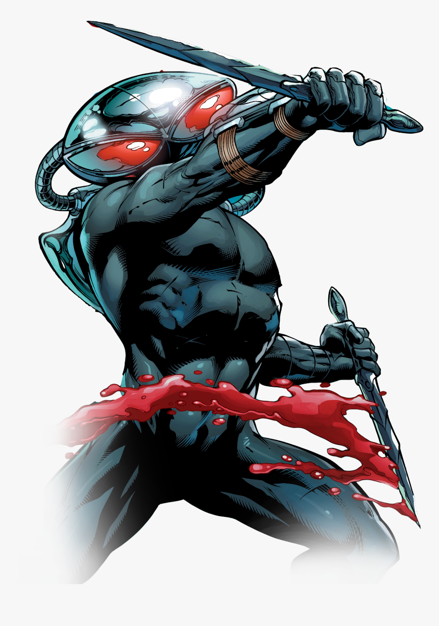 Transparent Stingrays Clipart - Black Manta Comic Book, HD Png Download