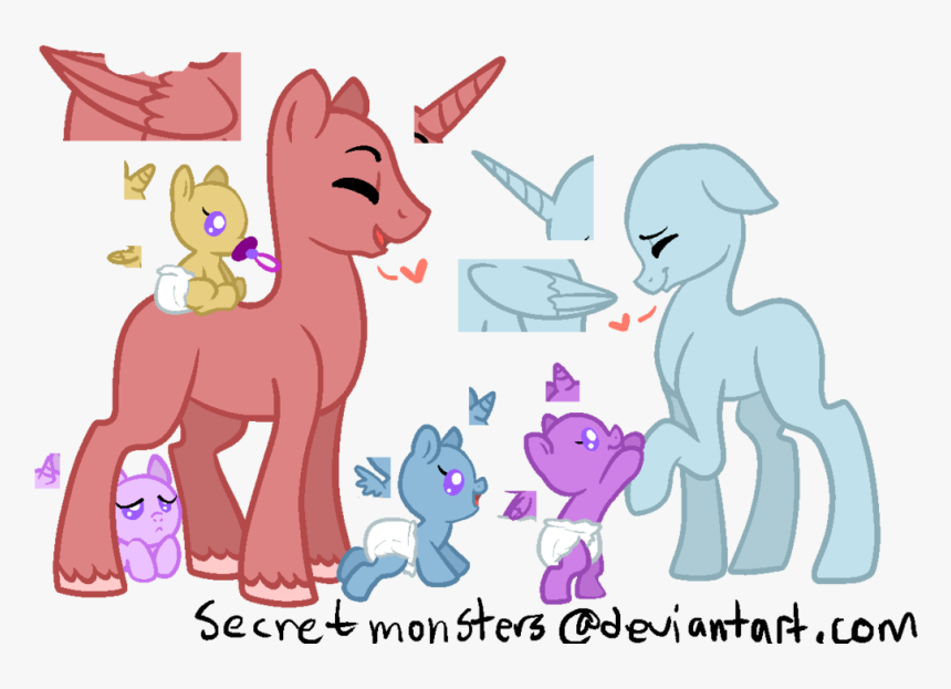 Big Family My Little Pony, HD Png Download