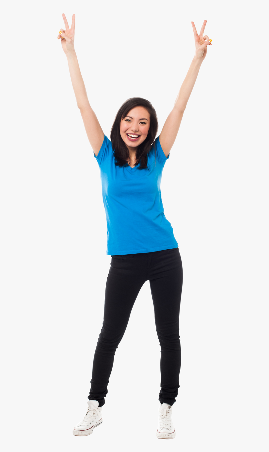 Happy Girl Png Image - Girl Happy Png, Transparent Png