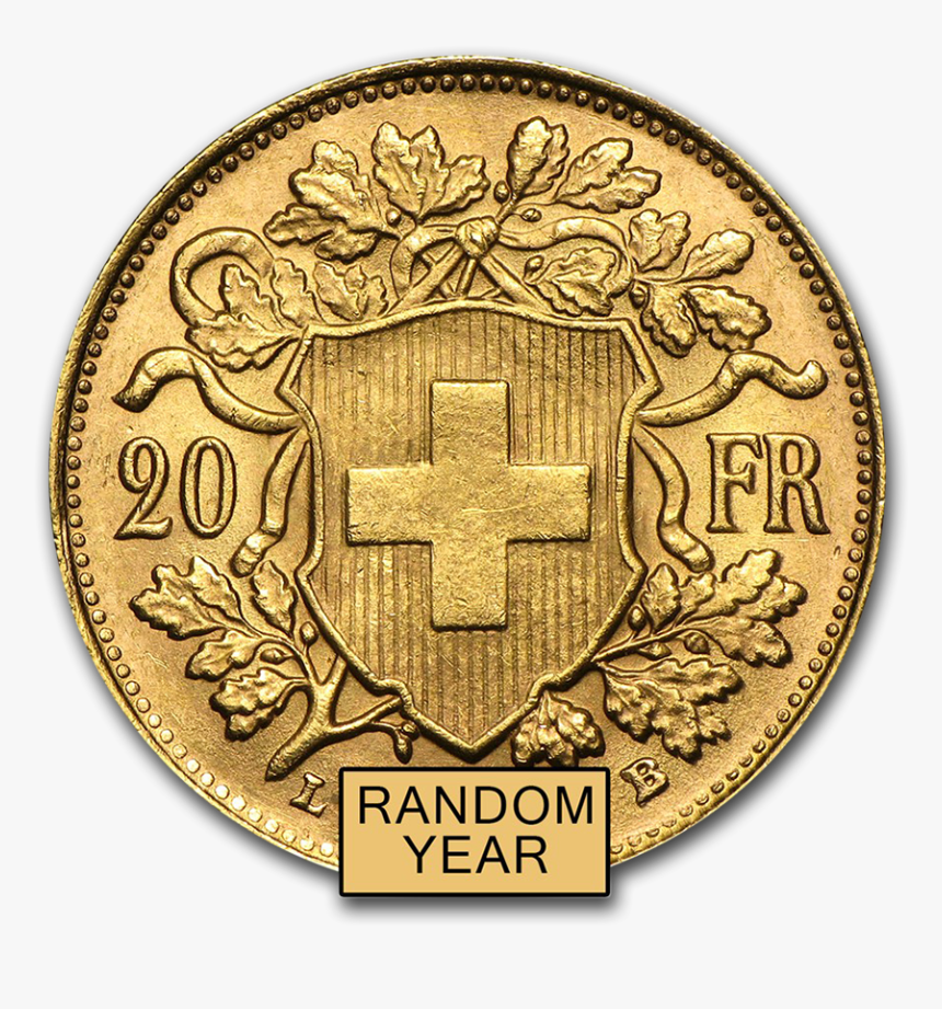 Helvetia 1897 20 Fr, HD Png Download