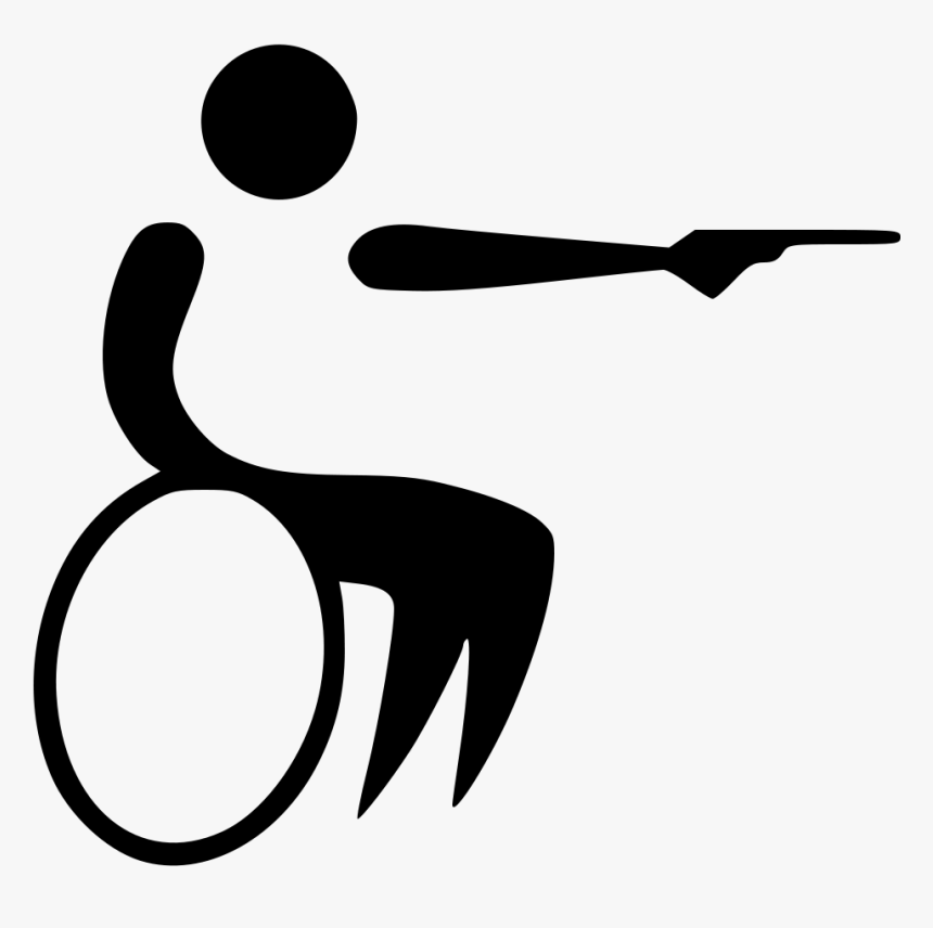 Paralympics Shooting, HD Png Download