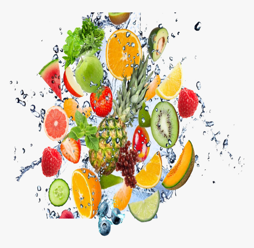 #mq #splash #fruits #water - Transparent Fruit Splash Png, Png Download