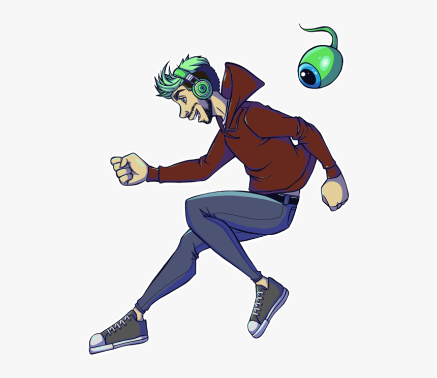 Jacksepticeye Transparent Fanart - Cartoon, HD Png Download