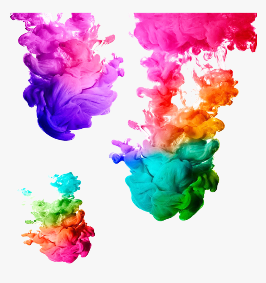#ftestickers #overlay #smoke #ink #rainbowcolors #colorful - Synesthesia Meaning, HD Png Download
