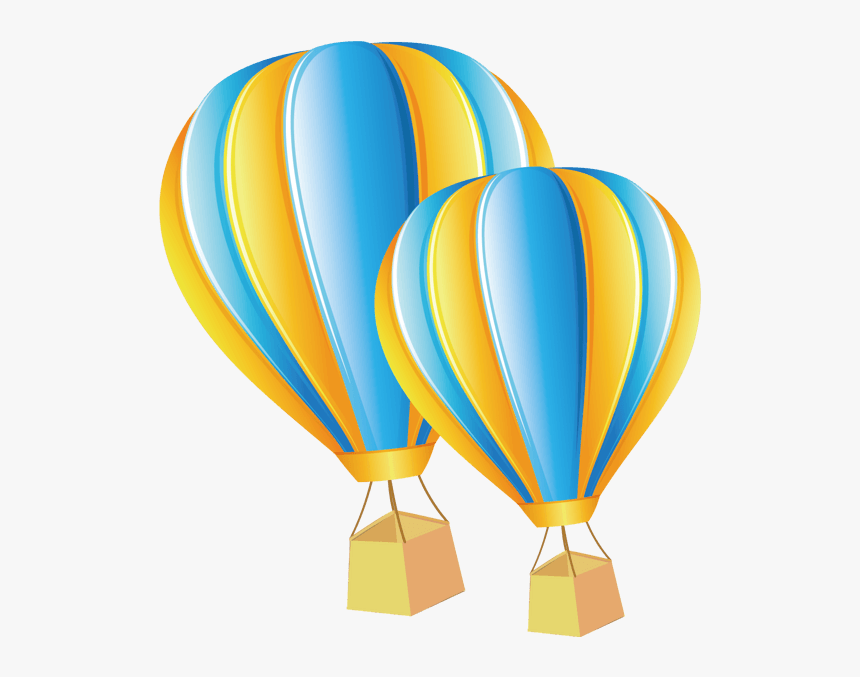 户外活动mbe热气球装饰素材 - Hot Air Balloon Vector Illustrator, HD Png Download