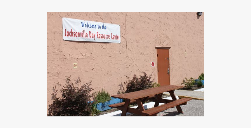 The Jacksonville Day Resource Center Is Closing Today - Picnic Table, HD Png Download
