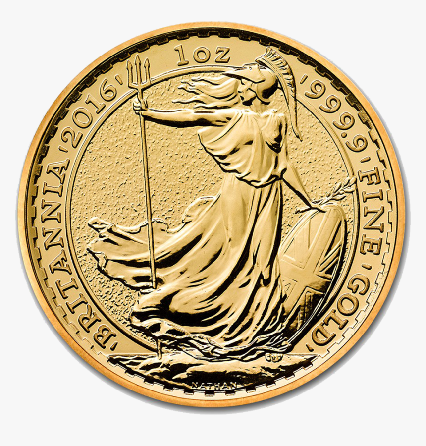 Gold Coin Britannia 1 20, HD Png Download