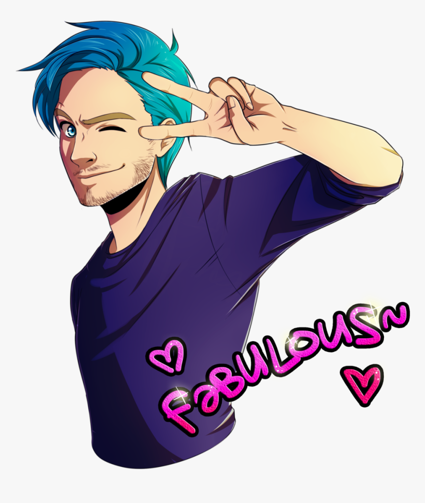 Fabulous Pewdiepie Pewdiepie - Pewdiepie Fan Art, HD Png Download
