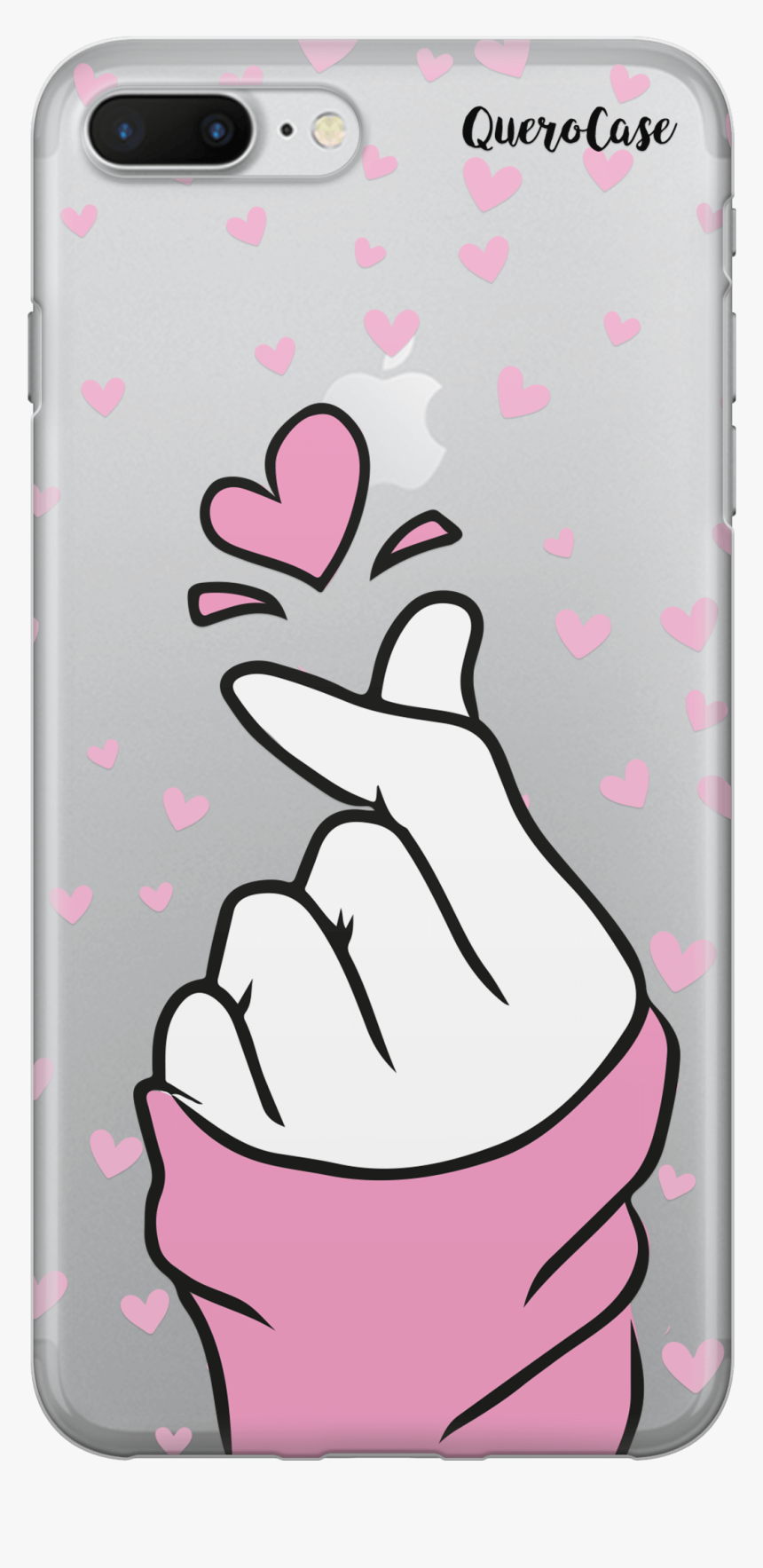 Korean Heart - Capinha De Celular Black Pink, HD Png Download