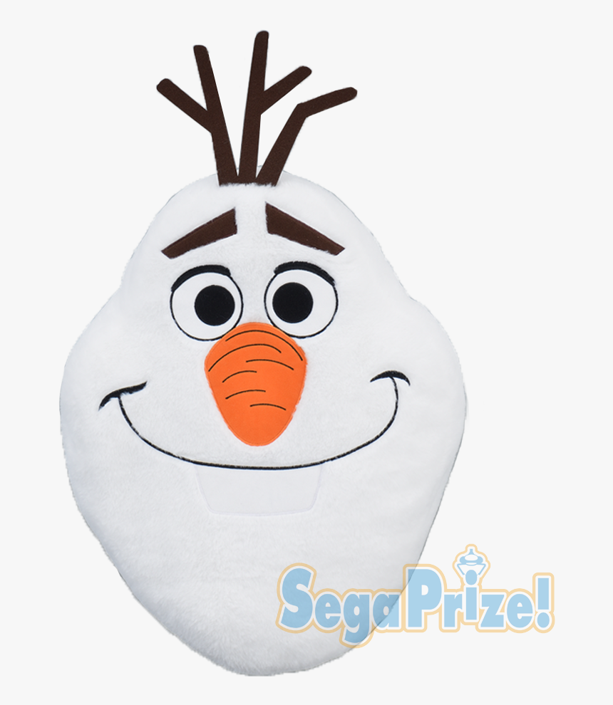 アナと雪の女王２ オラフ　プレミアムフェイスクッション - Sega, HD Png Download