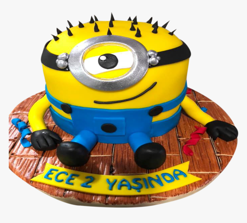 Minion Doğum Günü Pastası - Birthday Cake, HD Png Download
