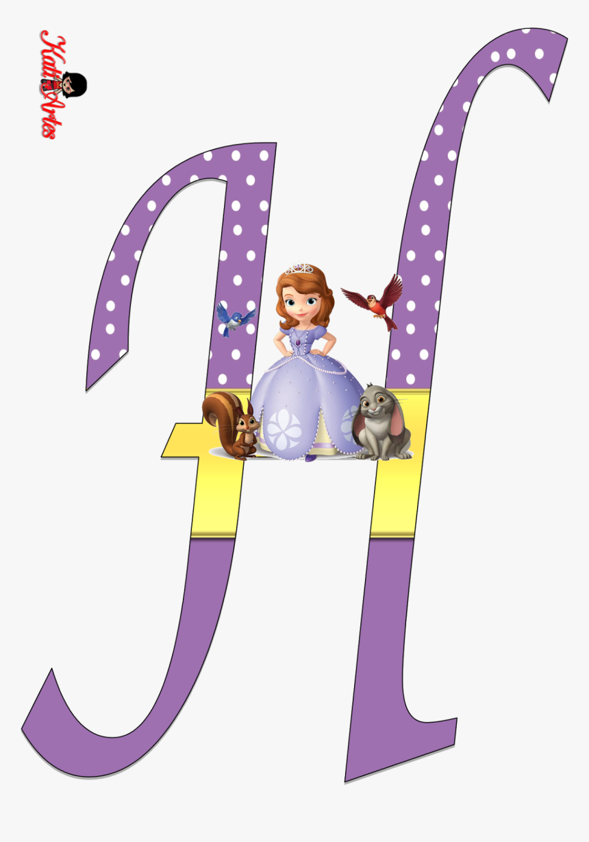 H Letter Sofia The First, HD Png Download