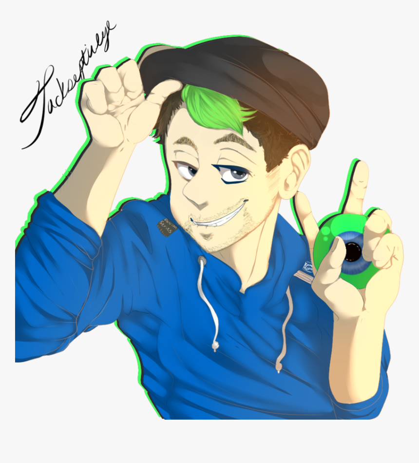 By Ezraspost On Deviantart - Pewdiepie Markiplier Jacksepticeye Fanart, HD Png Download