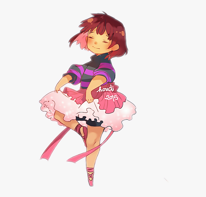#frisk 
#dancetale - Ballerina Frisk, HD Png Download
