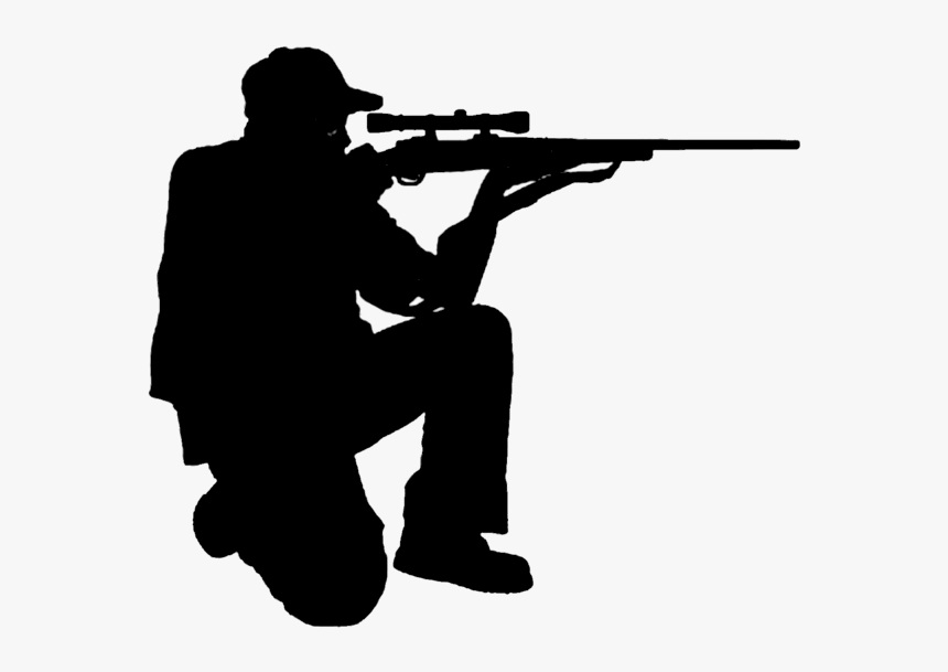 Siluet12 - Shoot Rifle, HD Png Download