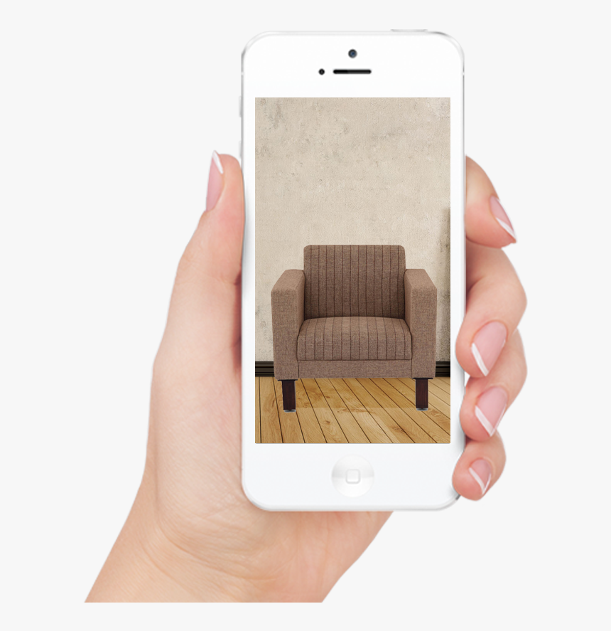 Mobile Frame In Hand , Png Download - Female Hand With Iphone Png, Transparent Png