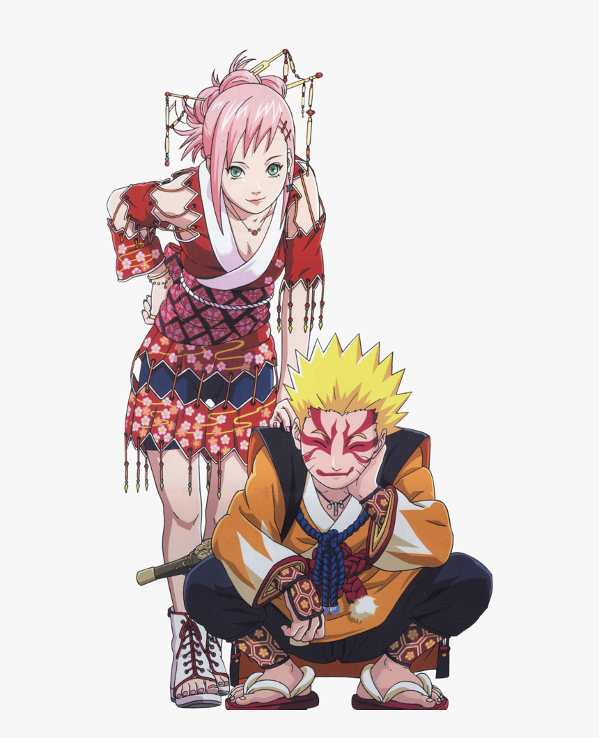 Sakura Sasuke Naruto, HD Png Download