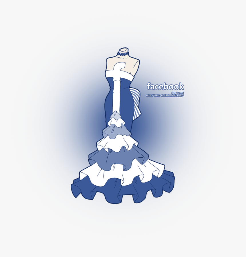 Facebook Dress, HD Png Download
