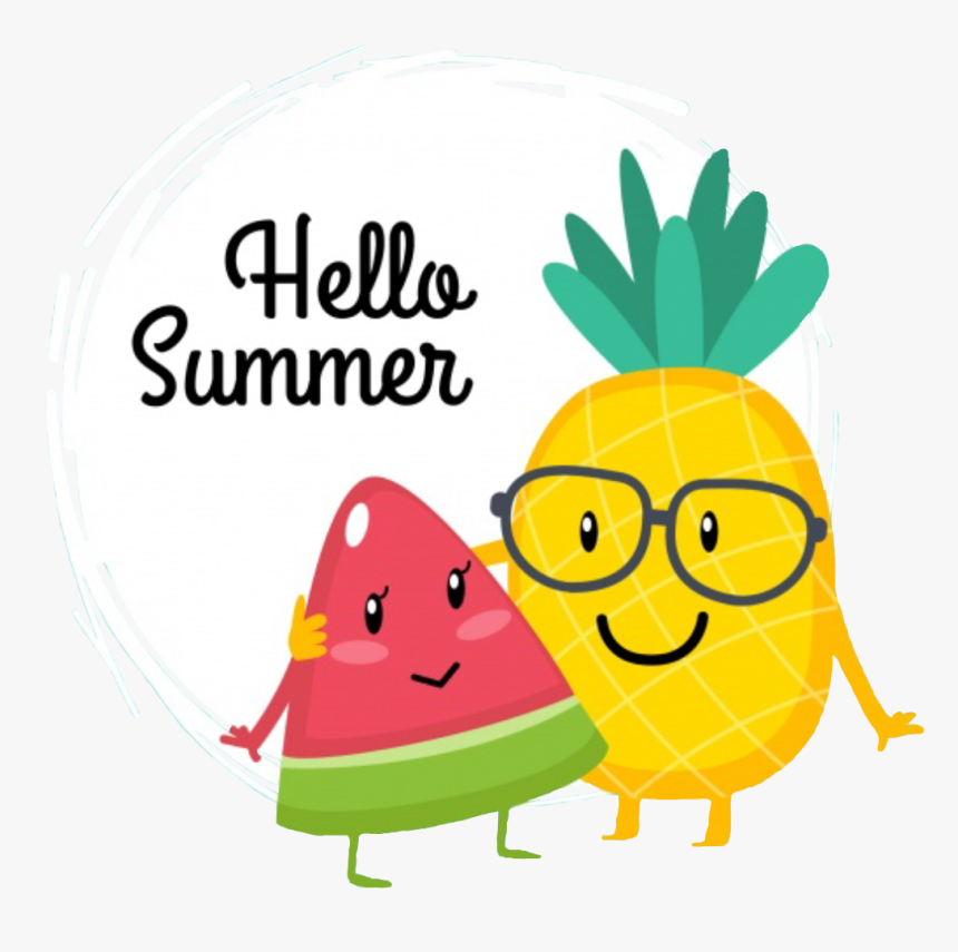 Summer Watermelon And Pineapple, HD Png Download