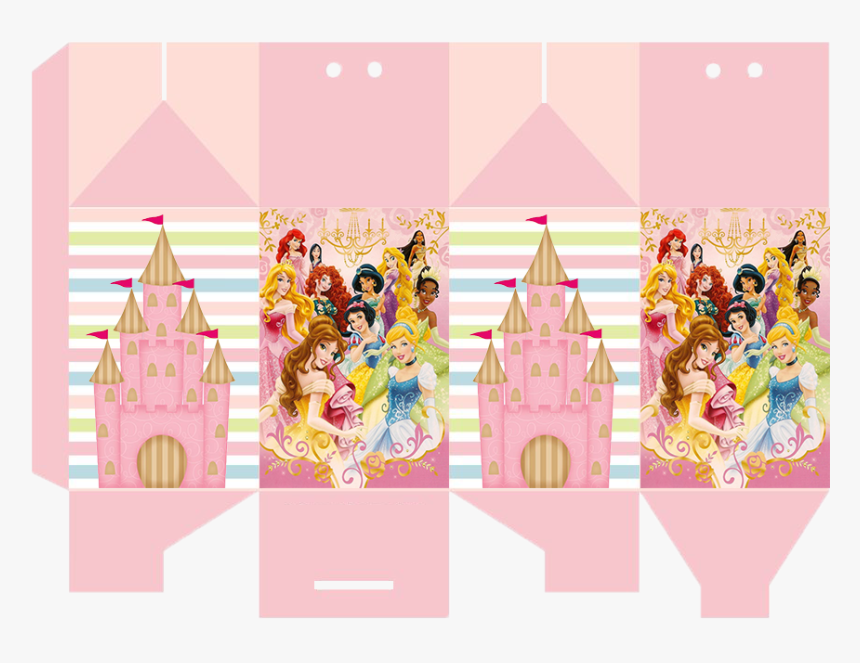 Caixa Milk Princesas Disney Para Imprimir, HD Png Download