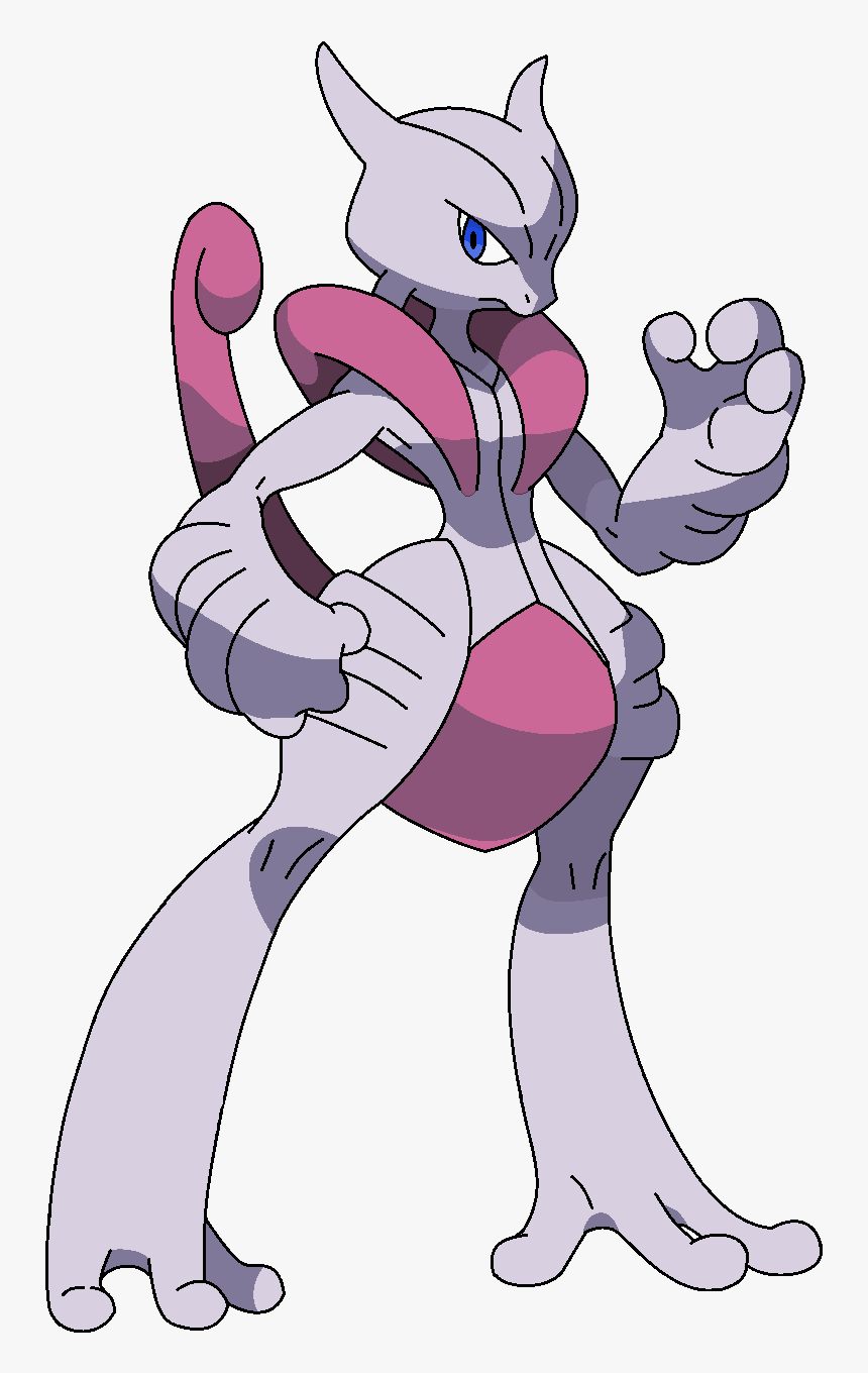 Base 7 Mega Mewtwo X By Thegreatpikminzx Digital Art - Pokemon Mewtwo Mega Evolution X, HD Png Download