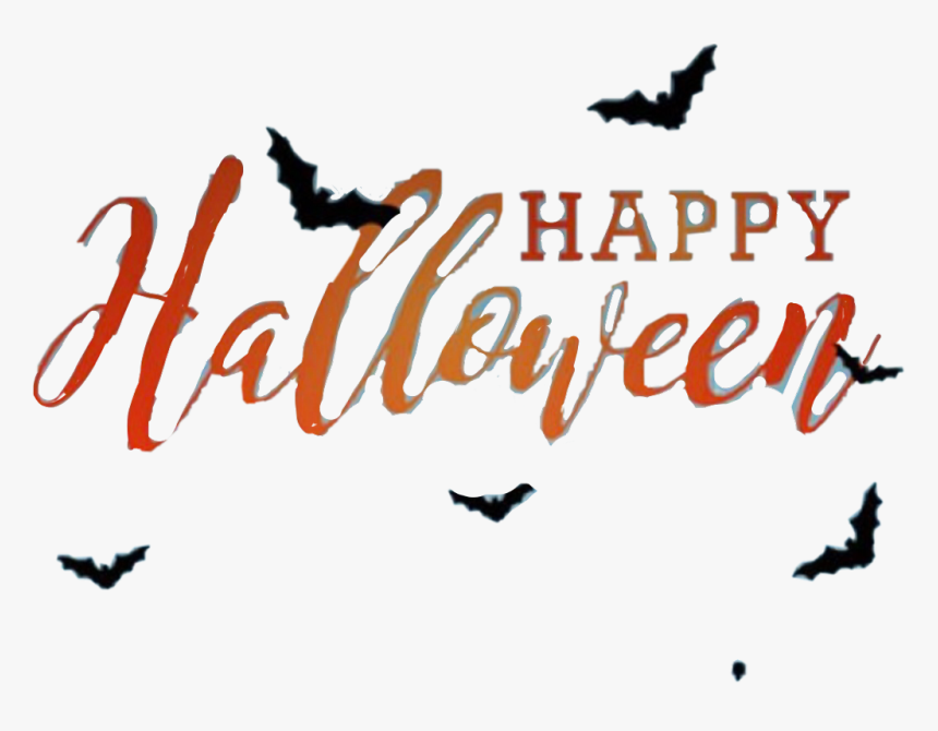 Deadly Horror Happy Halloween - Calligraphy, HD Png Download