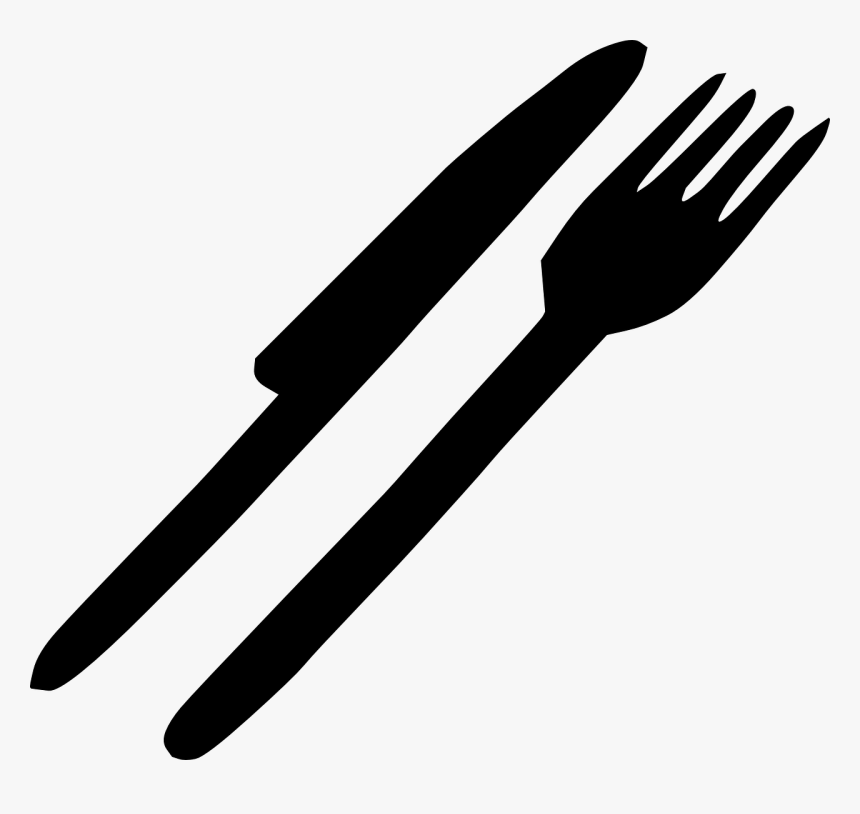 Fork Knife Silverware Svg Clip Arts - Knife And Fork Animated, HD Png Download