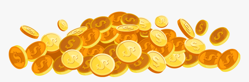 Gold Coins Png, Transparent Png