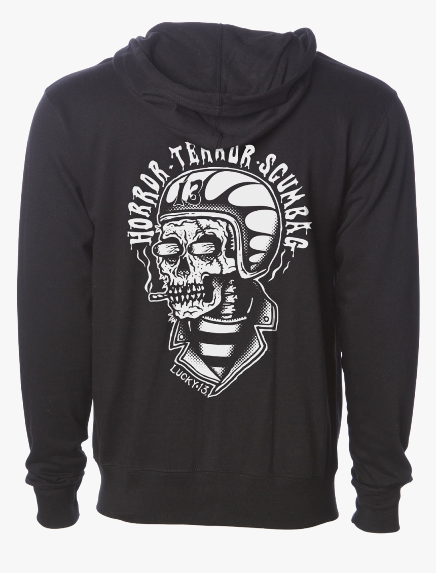 Zip Hoodie Biker, HD Png Download