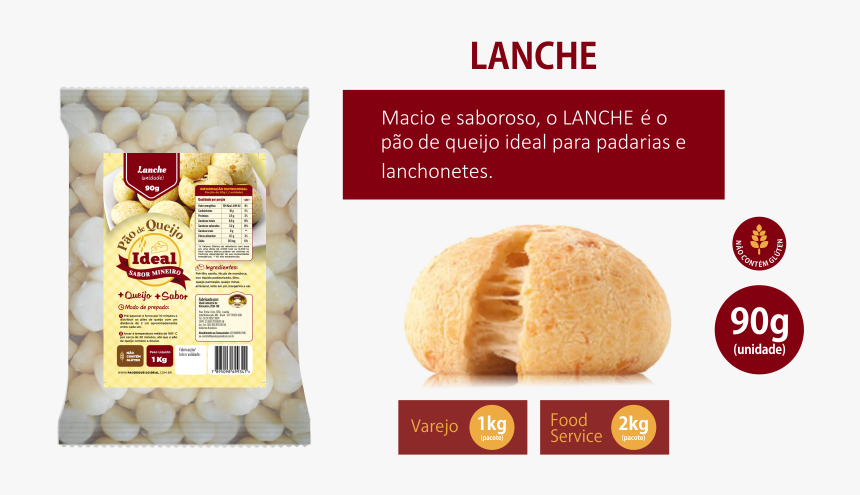 Pão De Queijo Ideal, HD Png Download