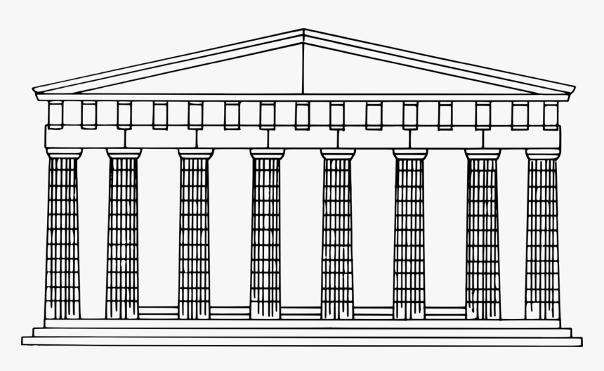 Greek Architecture Png - Greek Temple Clip Art, Transparent Png