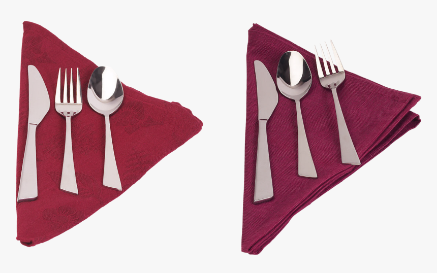 Knife Fork And Spoon, Shine, Table, Spoon, Object, - Dinner Napkin Transparent Background, HD Png Download