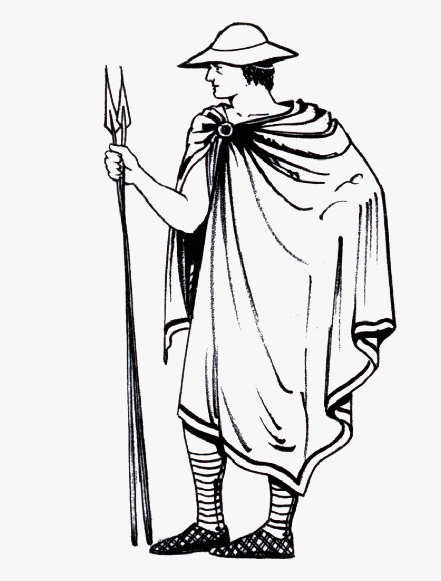 Ancient Greece Drawing At Getdrawings Com Free For - Greek Traveler, HD Png Download