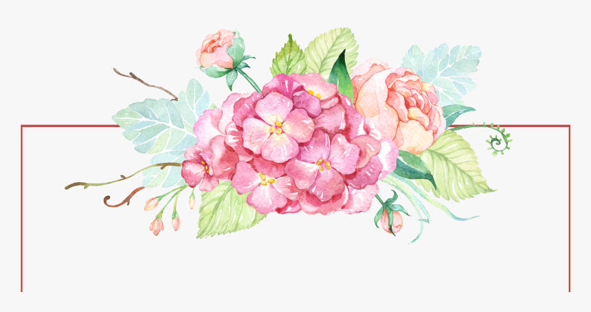 Free Watercolor Banner With Flowers Png Flowers Watercolor Transparent Png Transparent Png Image Pngitem