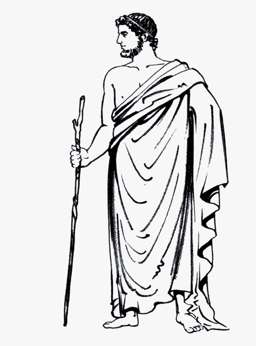 Greek Clipart Rhea - Ancient Greece Himation, HD Png Download