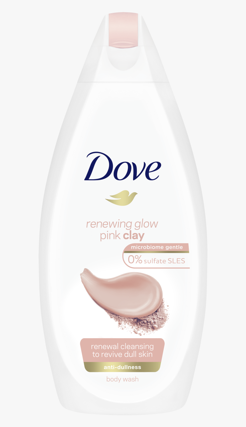Dove Renewing Glow Pink Clay Body Wash - Dove Clay Body Wash, HD Png Download
