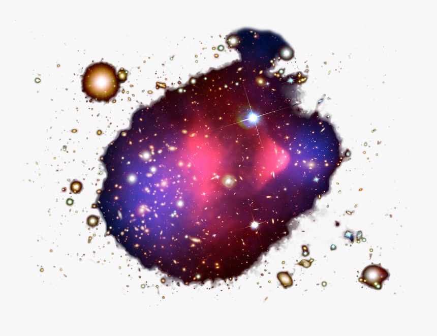 Clip Art Desenho Galaxia - Bullet Cluster 1e 0657 56, HD Png Download