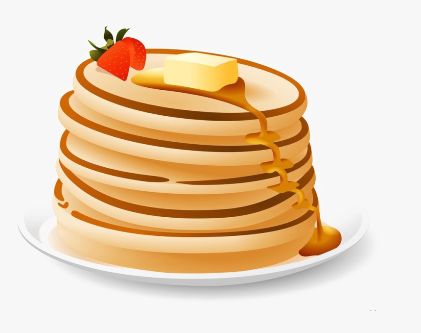 Cake,flan,bavarian - Transparent Background Pancake Clipart, HD Png Download