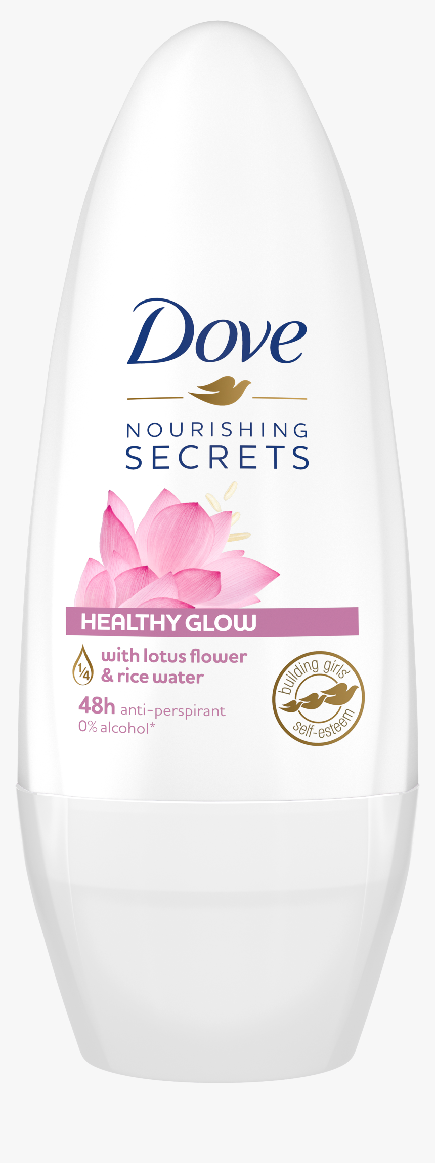 Dove Healthy Glow Roll-on 40ml - Dove Body Wash Dry Oil Moisture, HD Png Download