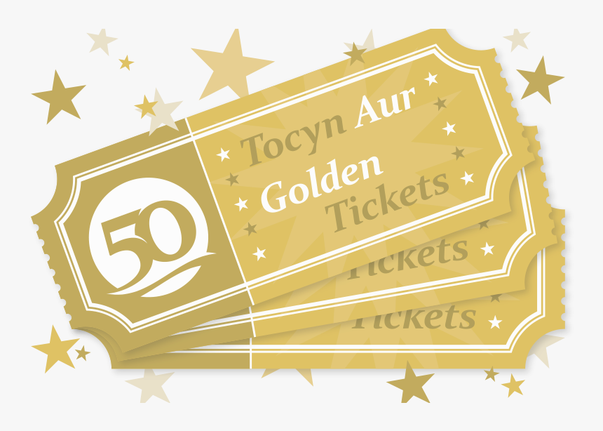 Golden Tickets Png, Transparent Png