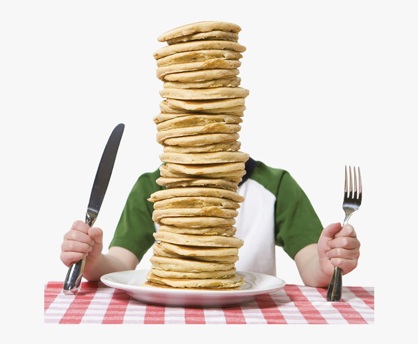 Pancake Eating, HD Png Download