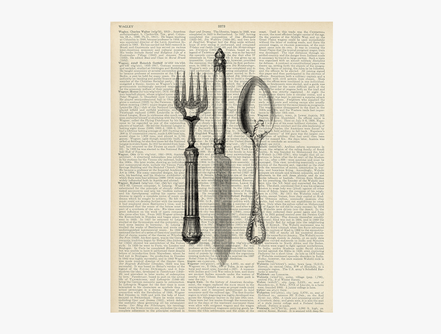 Knife And Fork Fancy, HD Png Download