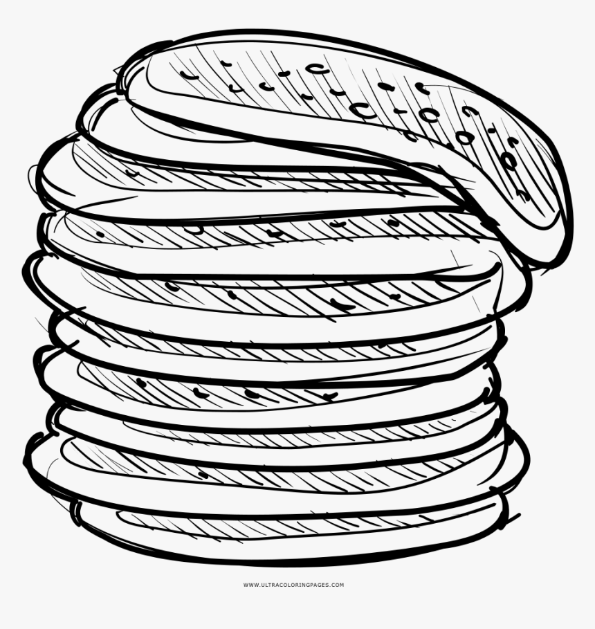 Pancakes Drawing At Getdrawings - Pancake Drawing Png, Transparent Png